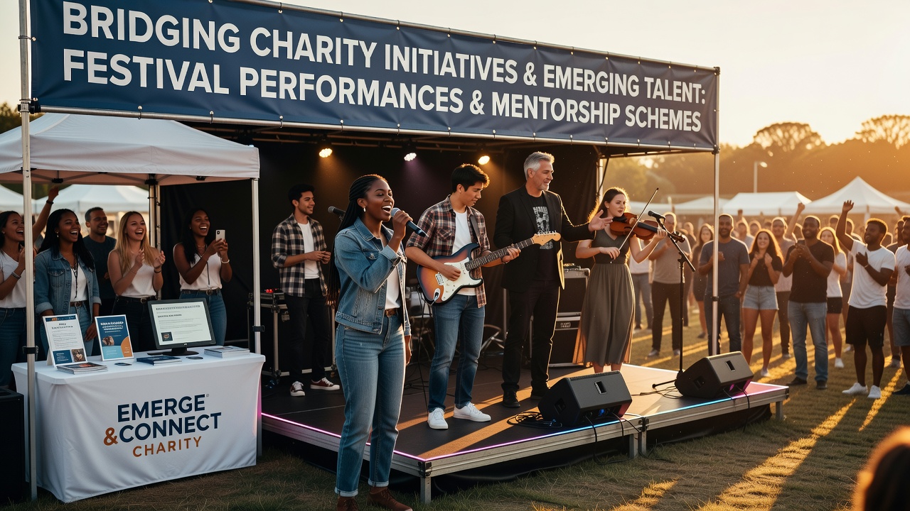 Connecting Philanthropic Programs with Rising Artists via Live Events and Guidance Initiatives